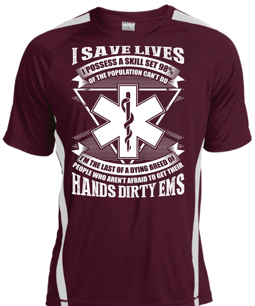 Hands Dirty EMS T Shirt, Being A Doctor T Shirt, Cool Shirt