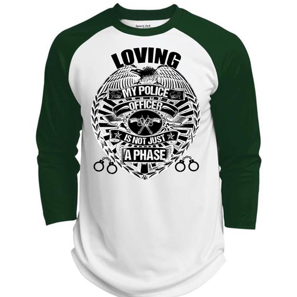 Loving My Police Officer T Shirt, I Love Police T Shirt, Awesome T-Shirts  (Polyester Game Baseball Jersey)