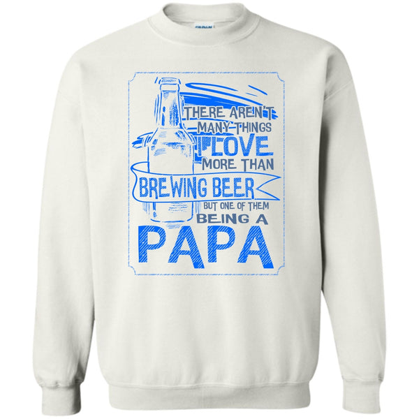 Drinking Dad T Shirt, I Love More Than Brewing Beer Sweatshirt