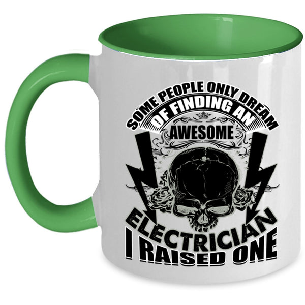 I Raise An Electrician Coffee Mug, Finding An Awesome Electrician Accent Mug