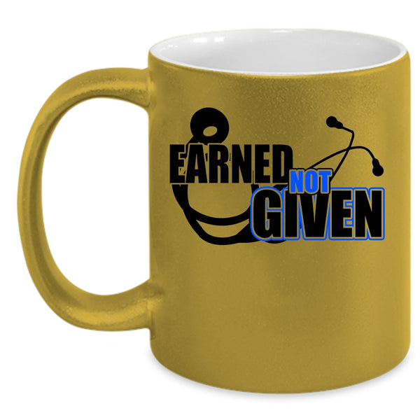 Awesome Nurses Coffee Mug, Earned Not Given Accent Mug