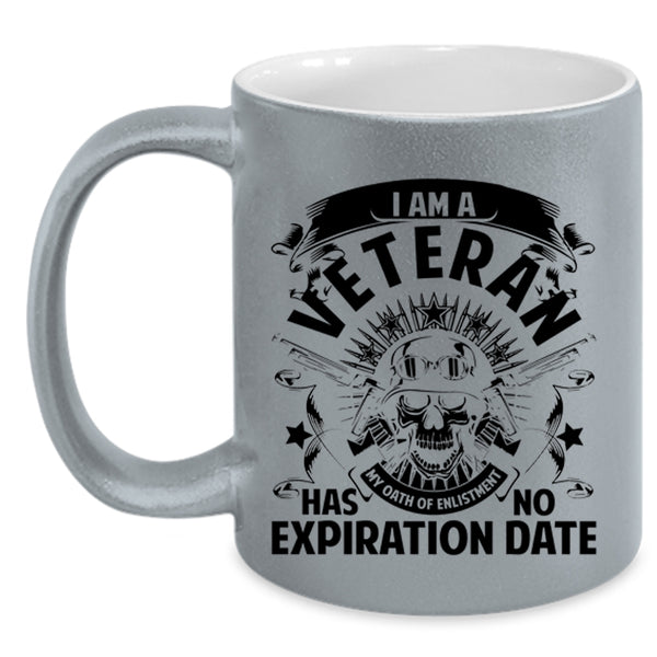 Cool Gift For Veterans Coffee Mug, I Am A Veteran Accent Mug