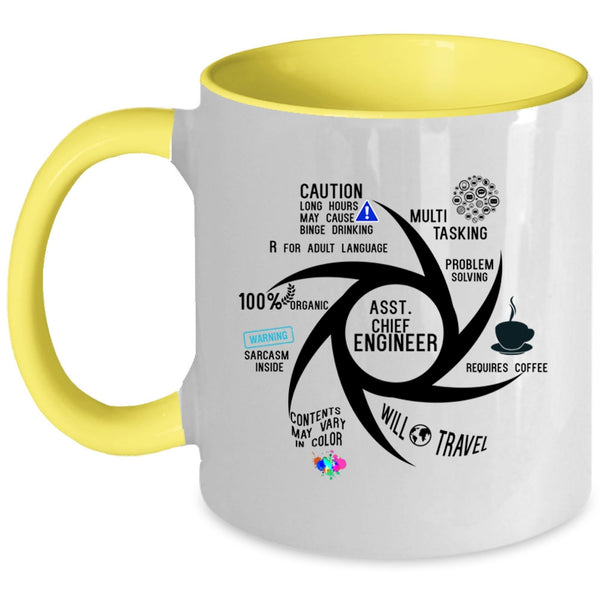 Awesome Engineers Coffee Mug, Asst Chief Engineer Accent Mug