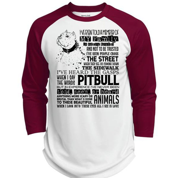 I Say The Words Pit Bull T Shirt, I Love My Dog T Shirt, Awesome T-Shirts  (Polyester Game Baseball Jersey)