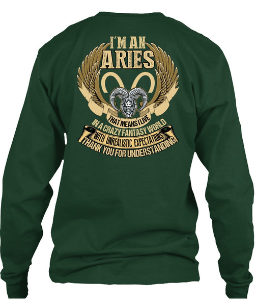 I'm An Aries T Shirt, Thank You For Understanding T Shirt