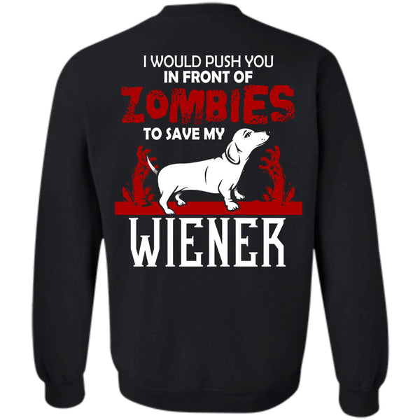 A black t-shirt with the shopify logo