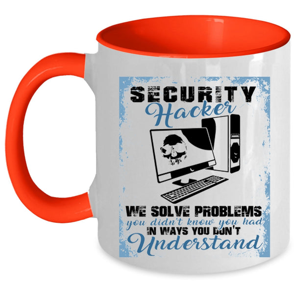 Cool Gift For Hackers Coffee Mug, Security Hackers Accent Mug