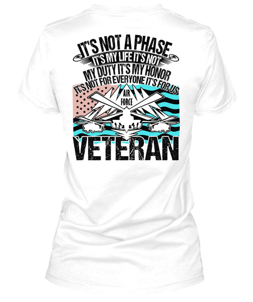 Air Force Veteran T Shirt, I Love Veteran T Shirt