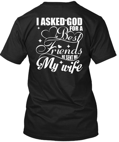 A black t-shirt with the shopify logo