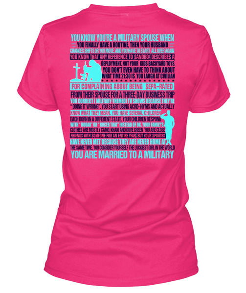 You Are Married To A Military T Shirt, I Love Veteran T Shirt