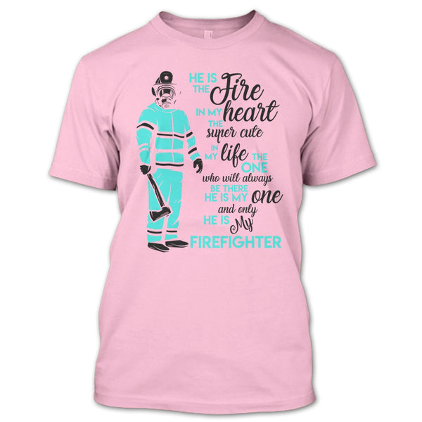 My Man Risk His Life To Save Strangers T Shirt, Gift For Firefighter T Shirt