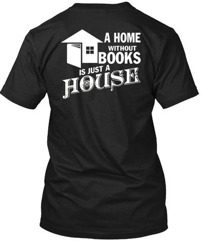 A black t-shirt with the shopify logo