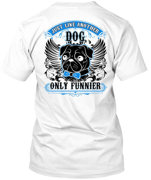 A black t-shirt with the shopify logo