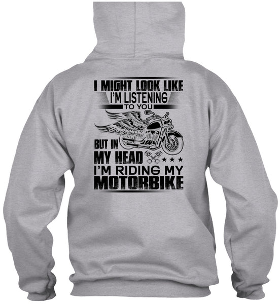 I'm Riding My Motorbike T Shirt, I Love Biker T Shirt