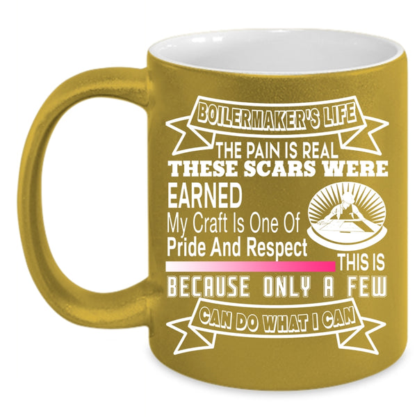 Boilermaker's Life Coffee Mug, Funny Gift For Boilermakers Coffee Cup