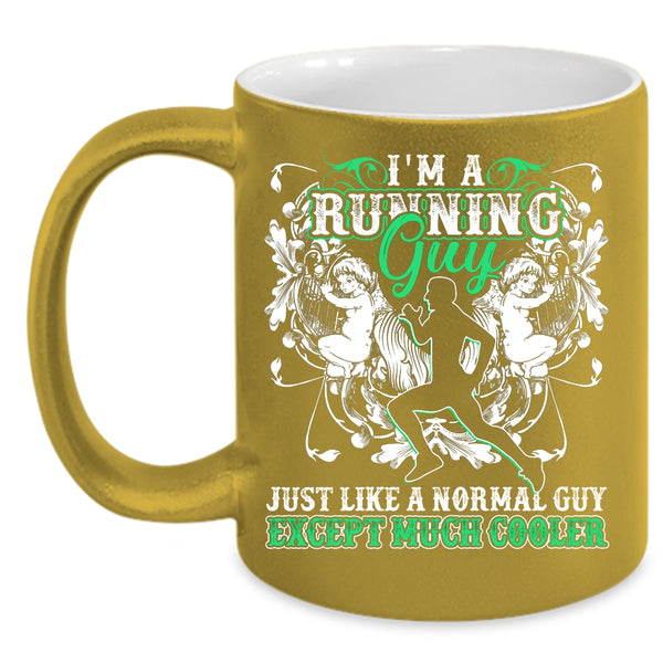 I'm A Running Guy Coffee Mug, Cool Gift For Running Guy Coffee Cup