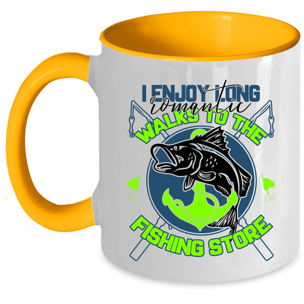 The Fishing Store Coffee Mug, I Enjoy Long Romantic Accent Mug