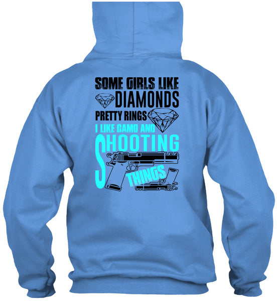 I Like Camo And Shooting Things T Shirt, I Love Gun T Shirt