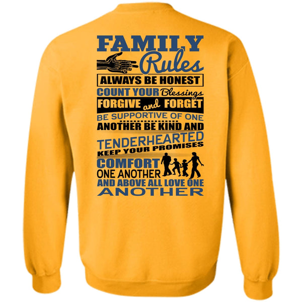 I Love Papa T Shirt, Family Rules Sweatshirt
