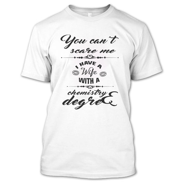 A black t-shirt with the shopify logo