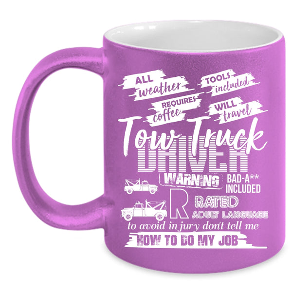 Tow Truck Driver Coffee Mug, Cool Tow Trucker Driver Coffee Cup