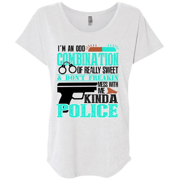 Mess With Me Kinda Police T Shirt, I Love Police T Shirt, Awesome T-Shirts
