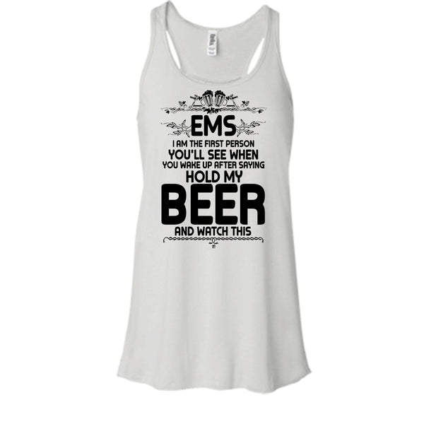 A black t-shirt with the shopify logo