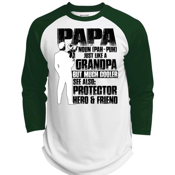 Papa Just Like A Grandpa T Shirt, I Love Trucker T Shirt, Awesome T-Shirts  (Polyester Game Baseball Jersey)