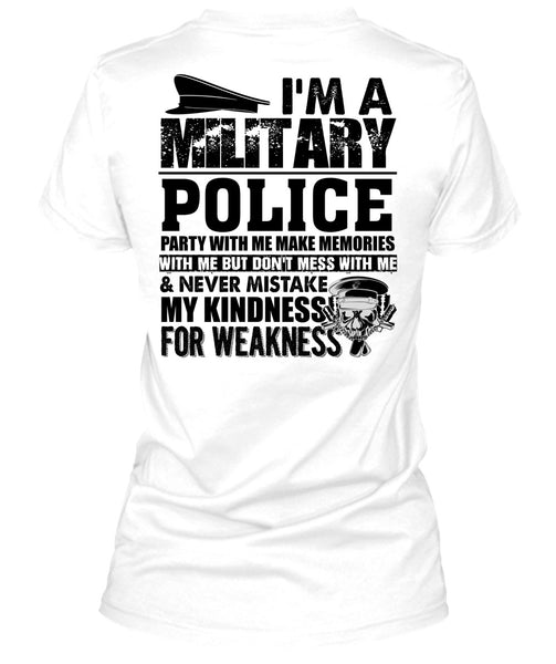 I'm A Military Police T Shirt, I Love Police T Shirt