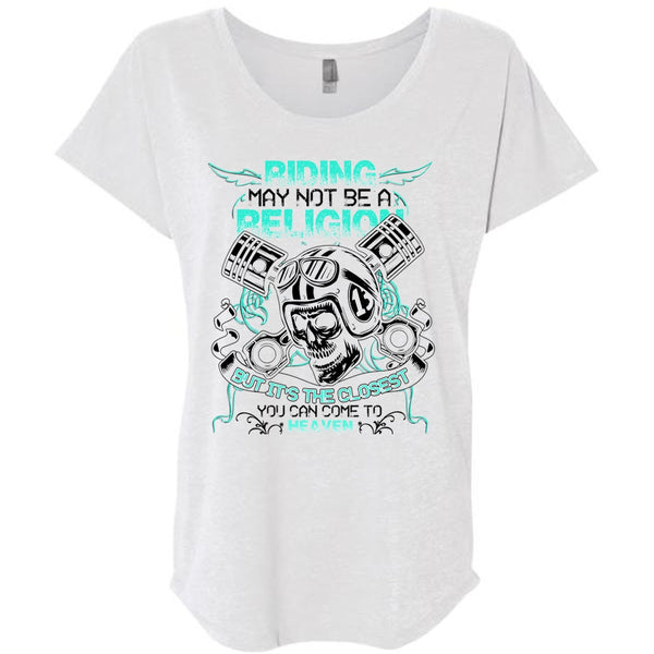 Riding May Not Be A Religion T Shirt, I Love Biking T Shirt, Awesome T-Shirts