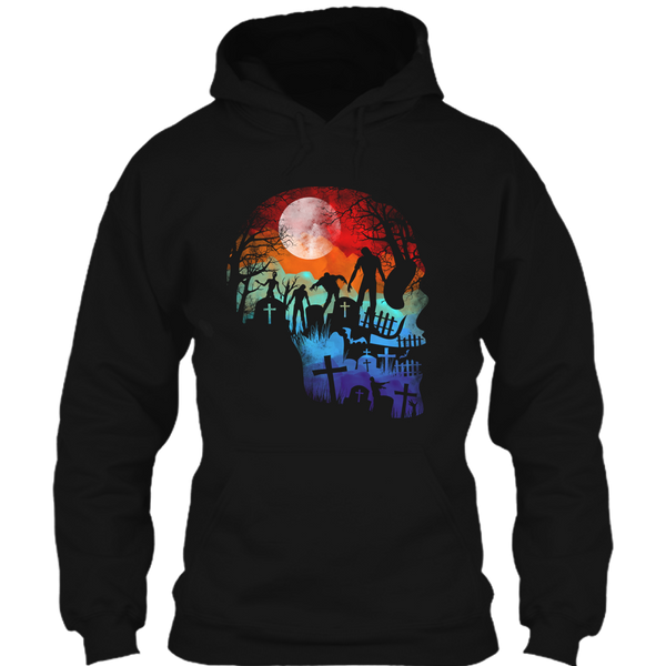 A black t-shirt with the shopify logo