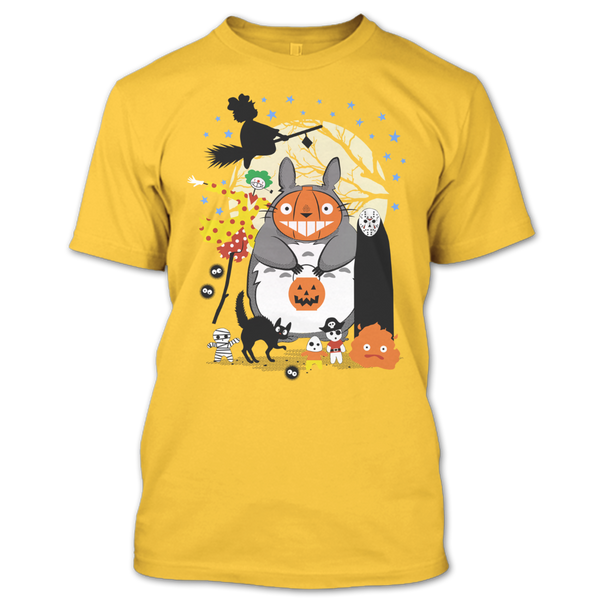 A black t-shirt with the shopify logo