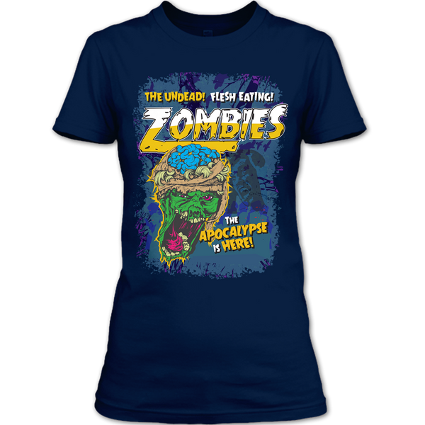 A black t-shirt with the shopify logo