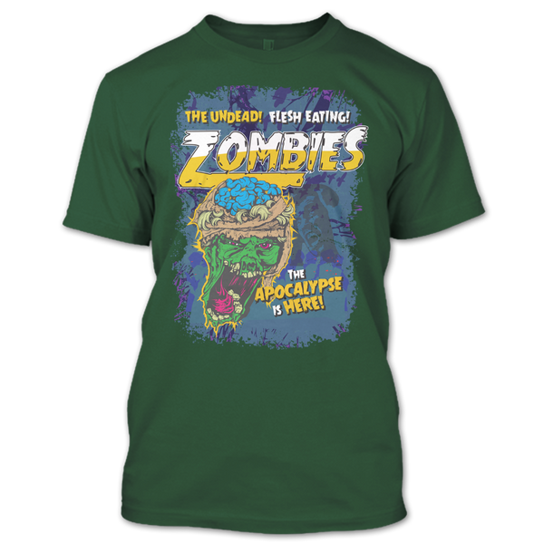 A black t-shirt with the shopify logo