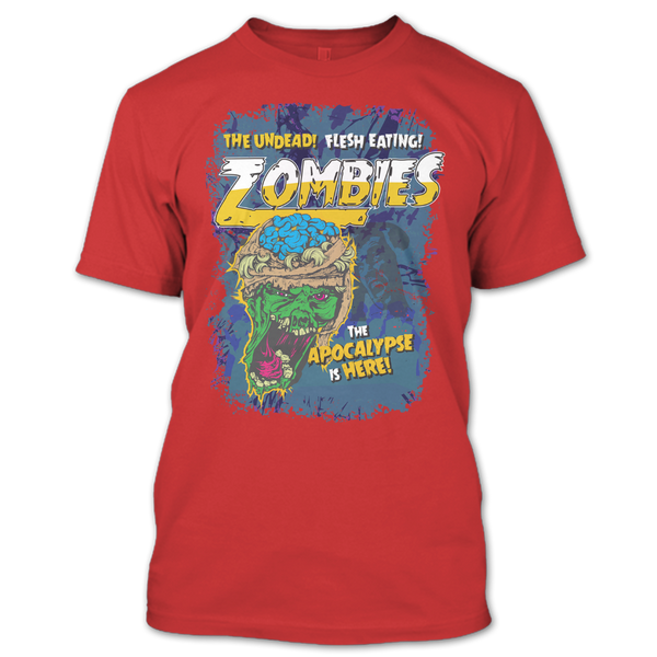 A black t-shirt with the shopify logo