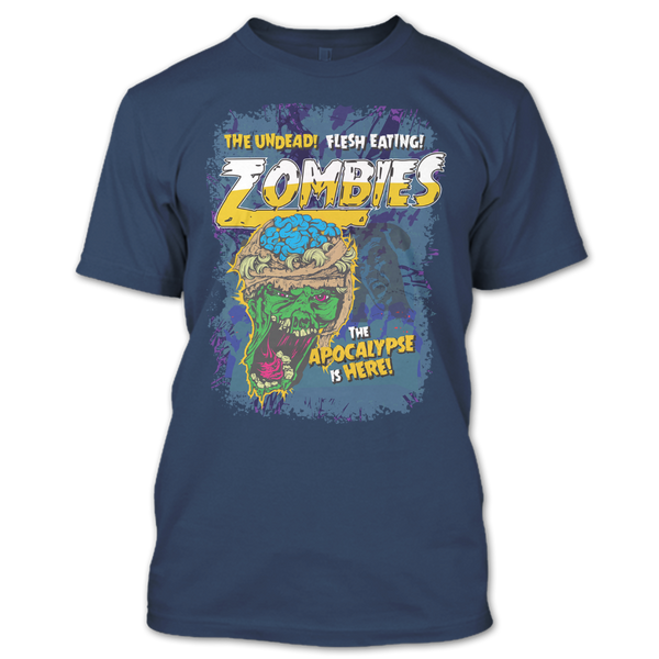 A black t-shirt with the shopify logo