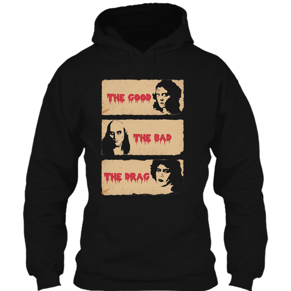 A black t-shirt with the shopify logo