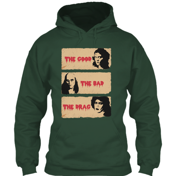 A black t-shirt with the shopify logo