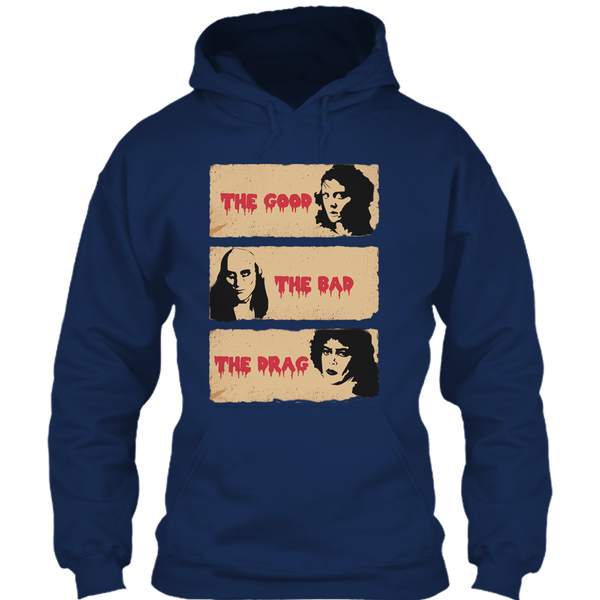 A black t-shirt with the shopify logo