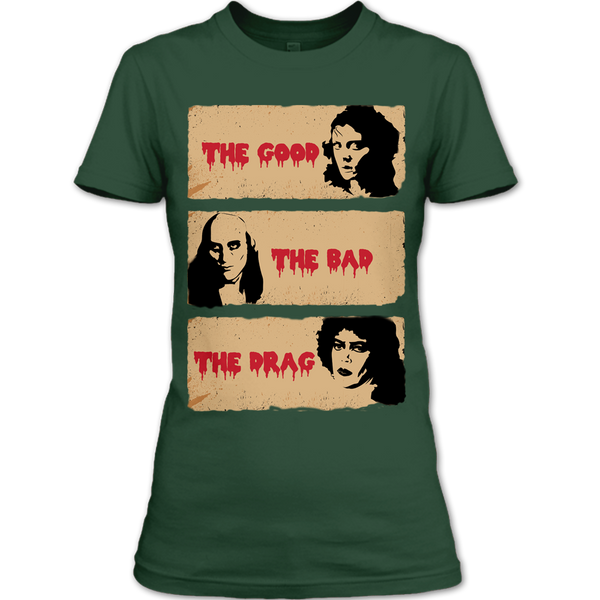 A black t-shirt with the shopify logo