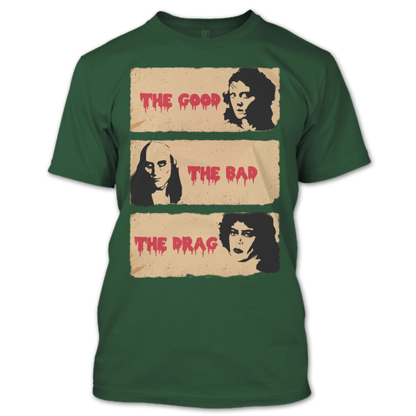 A black t-shirt with the shopify logo