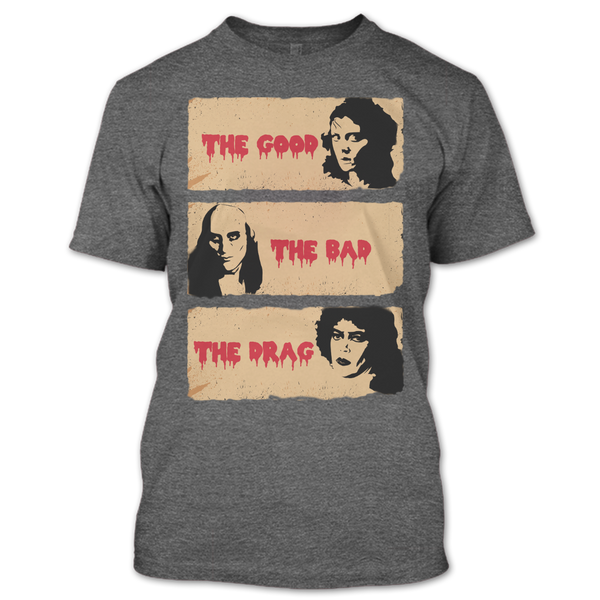 A black t-shirt with the shopify logo