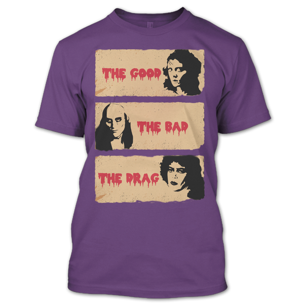 A black t-shirt with the shopify logo