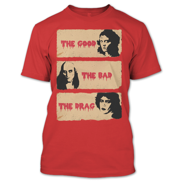 A black t-shirt with the shopify logo