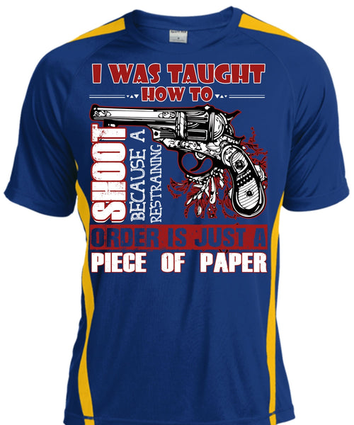 I Was Taught How To Shoot T Shirt, Being A Hunter T Shirt, Cool Shirt