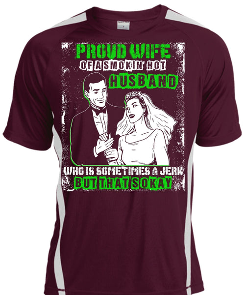Proud Wife T Shirt, Smoking Hot Husband T Shirt, Cool Shirt