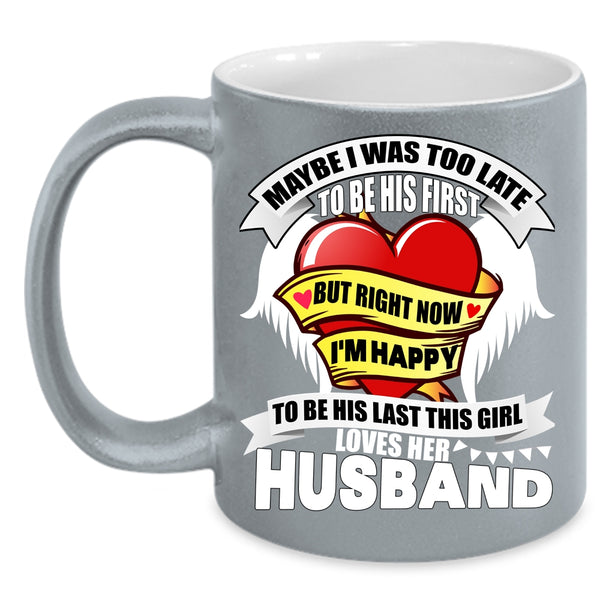 This Girl Loves Her Husband Coffee Mug, Cute Wedding Coffee Cup