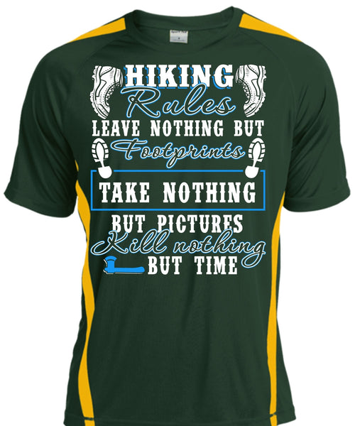 Hiking Rules T Shirt, Footprint T Shirt, Cool Shirt