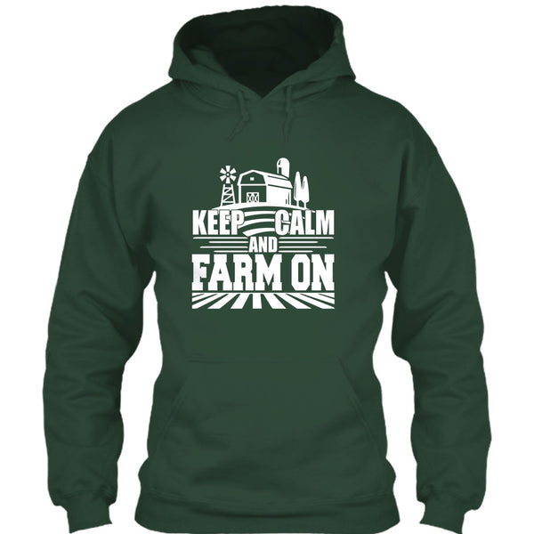 Keep Calm And Farm On T Shirt, Coolest Farmer T Shirt