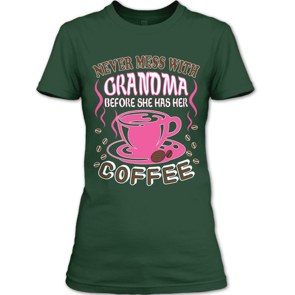 A black t-shirt with the shopify logo